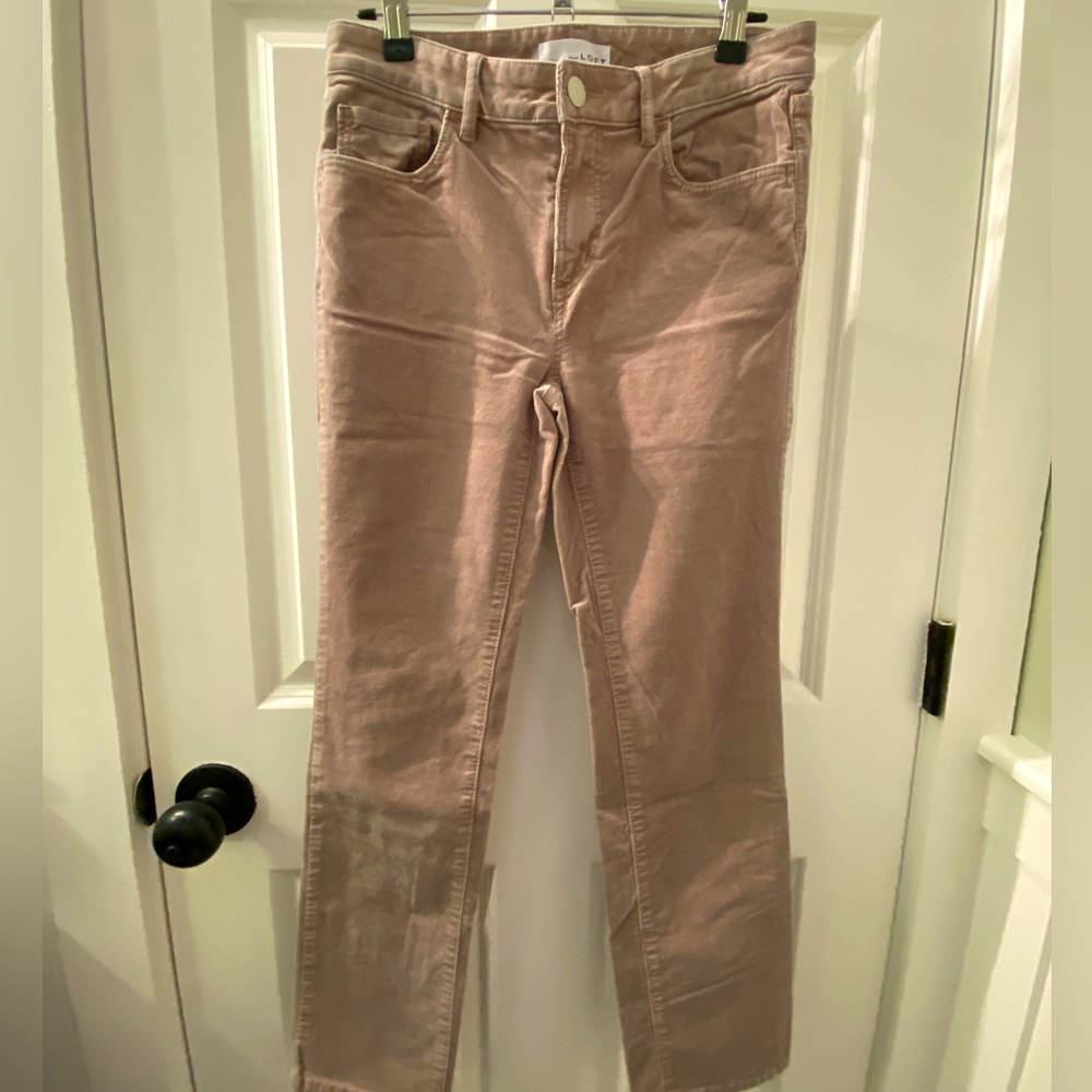 Loft straight leg corduroy pants size 4